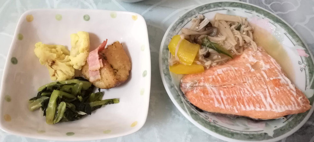 noshのお弁当1日目うつしかえ