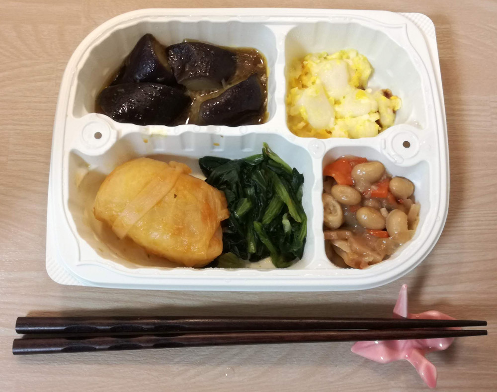 まごころケア食の洋風ロールキャベツ(トマトソース)弁当