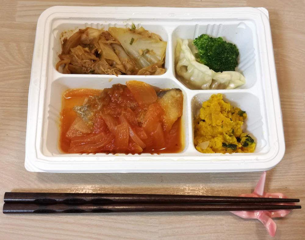 ウェルネスダイニングのタラのチリソース