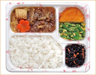 主食付きの冷凍弁当 ゆめのしょくたく