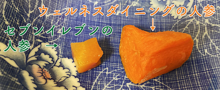 サイズの違いについて